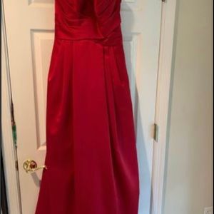 Burgundy prom dress